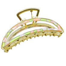 Load image into Gallery viewer, Large fashion versatile contracted metal moon hair grab clip headwear  four pieces set

