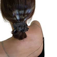 將圖片載入圖庫檢視器 Full drill fashion high sense elegant French hair band rubber band headdress three pieces set
